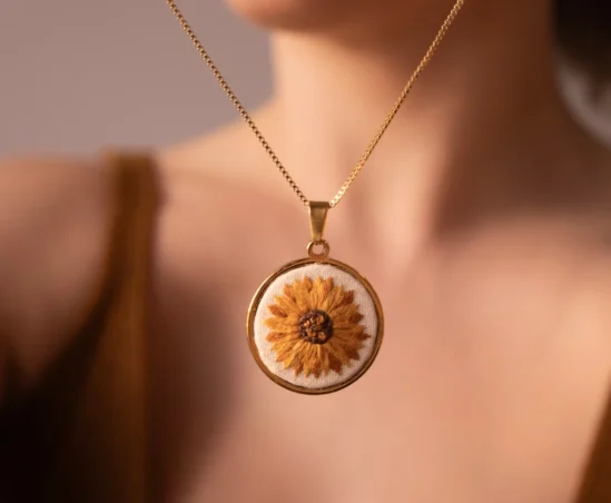 Pingente Girassol